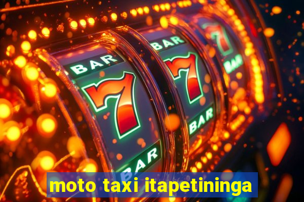 moto taxi itapetininga